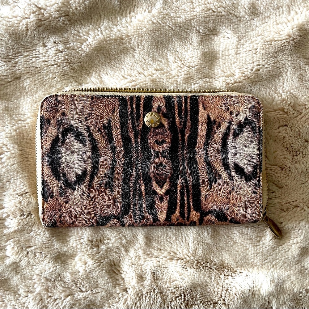 Furla Leopard Print Large Wallet - image 1